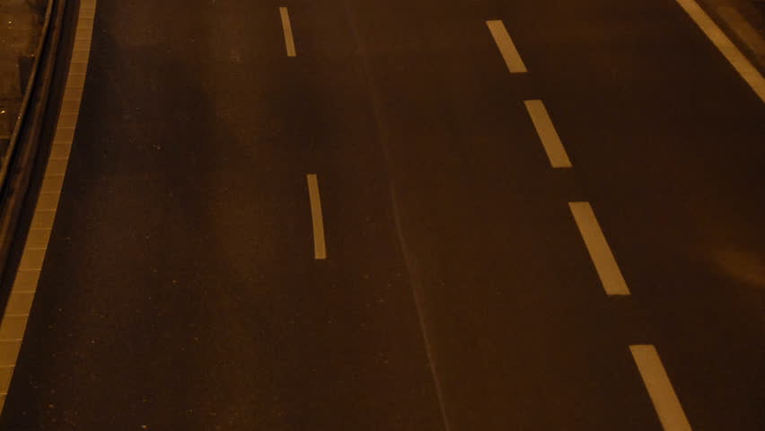 time lapse highway at night