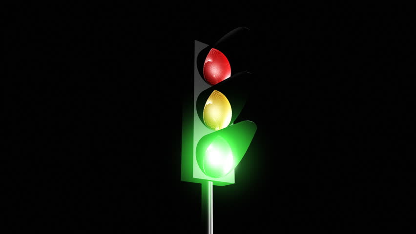 Animation Traffic Lights Changing Colours Against Stock Footage Video (100%  Royalty-free) 565945 | Shutterstock