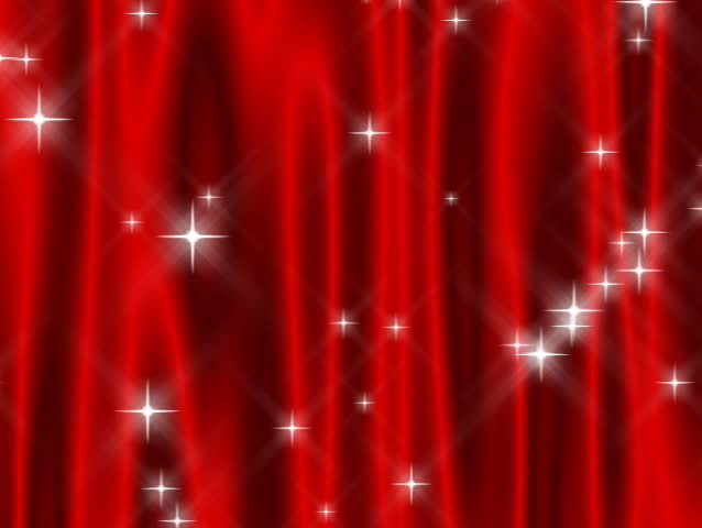 480p Loop-Red starry curtain abstract with continuously falling and periodically shooting stars