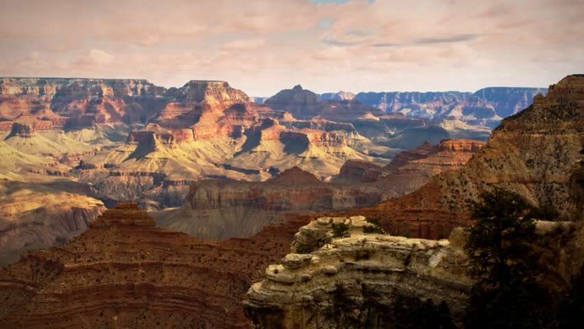 (1133) Grand Canyon Arizona Sunset Landscape Storm Clouds