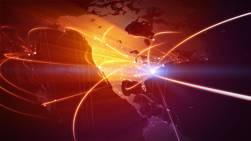 Global business network. Loop