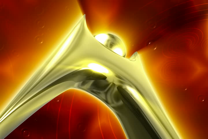 Digital footage of atheist  symbol in colour background