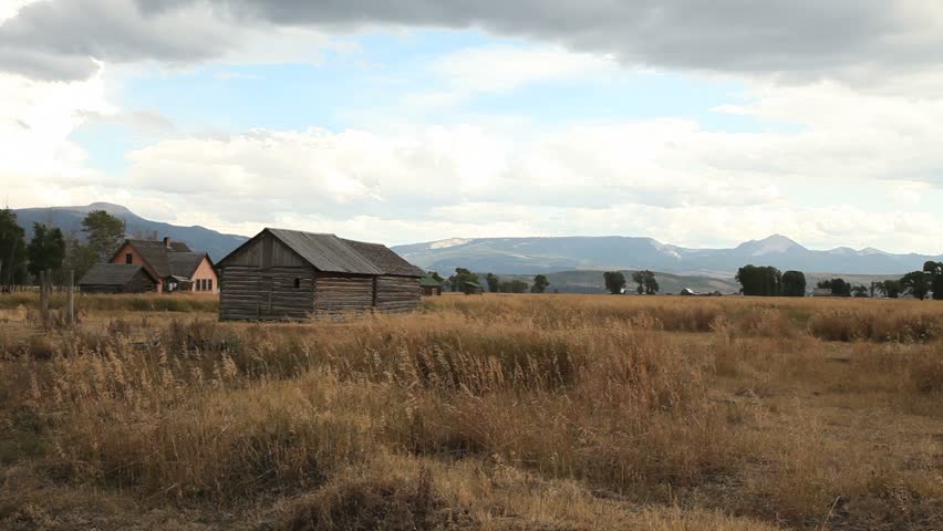 Mormon Barn Cabin in Grand Tetons National Park