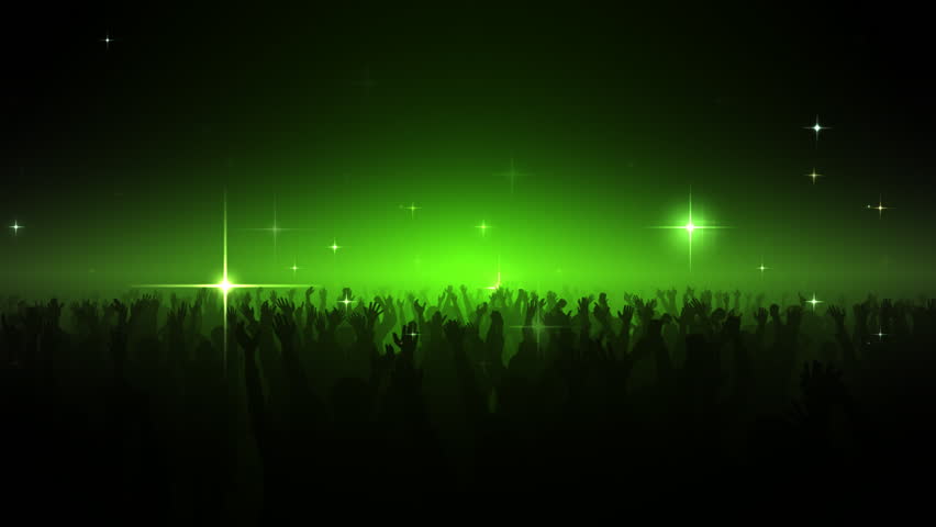Live Concert. Crowd of cheering.