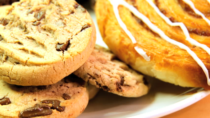 Indulgent choice of sweet & sticky cakes & cookies