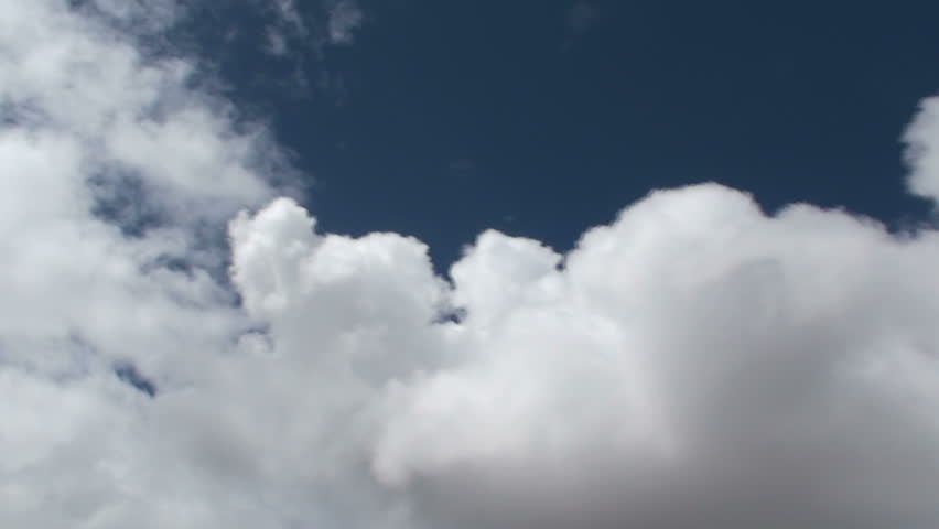 Cloud time lapse, Fast moving clouds sprout, boil, fade away.  1920x1080