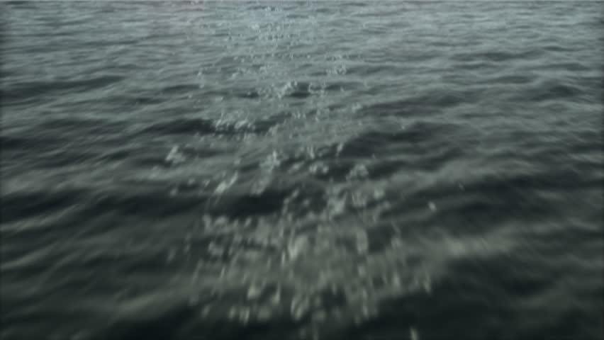 Ocean Flyover Into the Sun