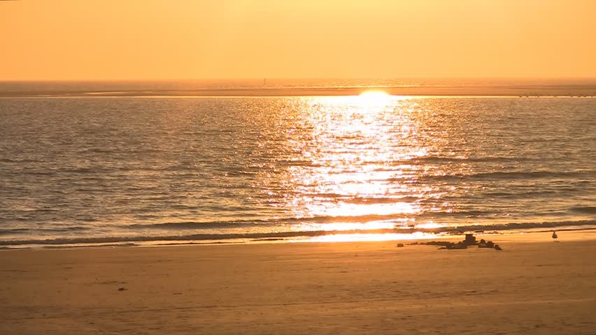 Sunset at beach