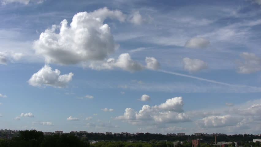 Midday clouds time-lapse 35 
