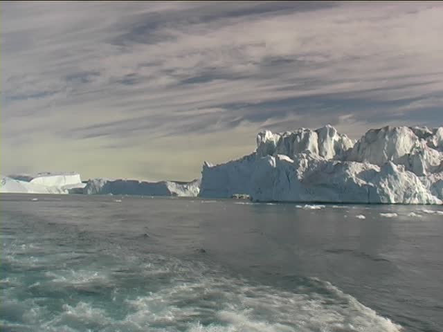 Beautiful Iceberg at Disko Bay, Ilulissat, Greenland. Taken on a beautiful sunny day.