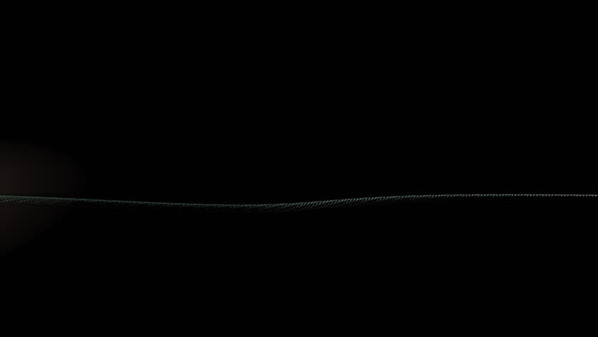 A 1080p Stock Video of a lit fuse burning across the screen.