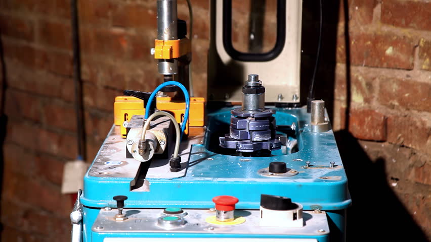 Cutting into plastic window frame