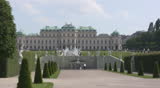 The Belvedere castle was build at the beginning of the 18th century from the famous baroque architect Johann Lucas of   Hildebrandt as a summer residence for prince Eugene of Savoy (1663-1736). 