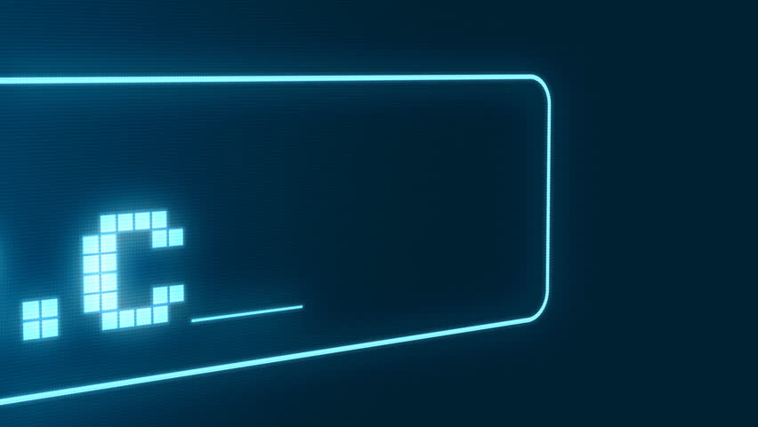 writing web addresses in detailed computer screen