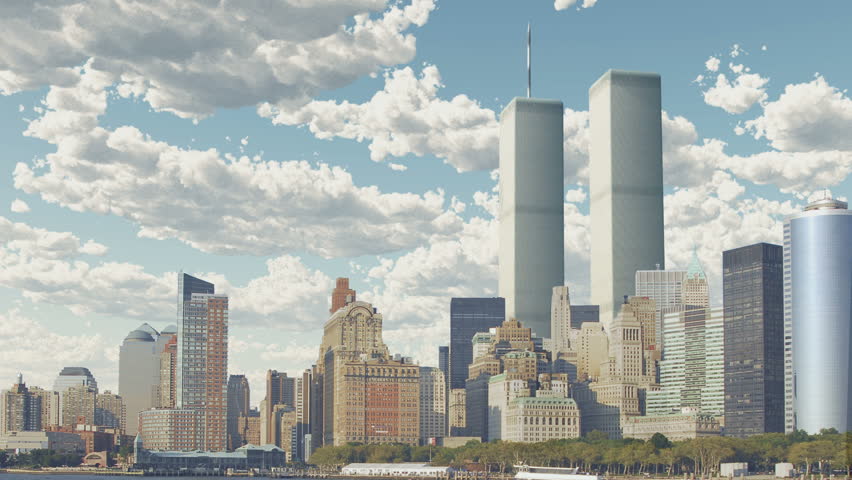 Computer generated 9/11/2001  attack re-enactment