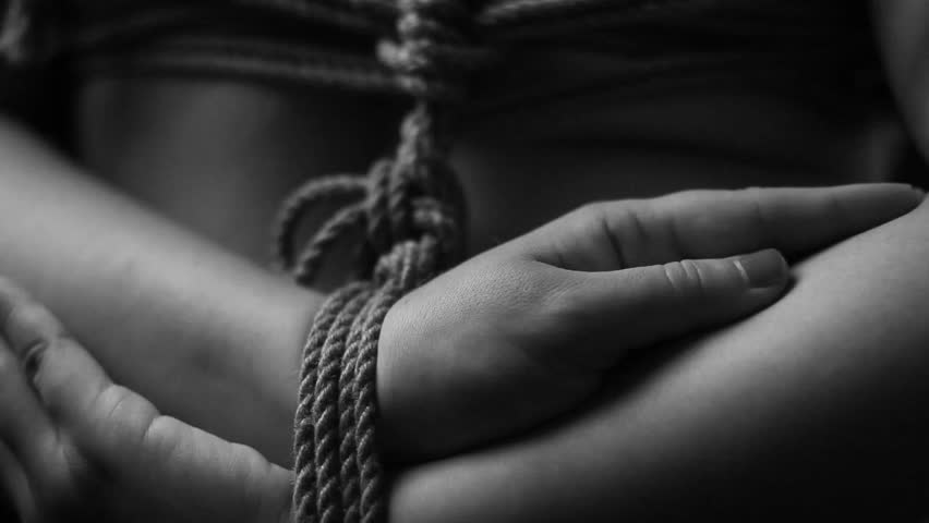 Myanmar submissive girlfriend bondage rough breast