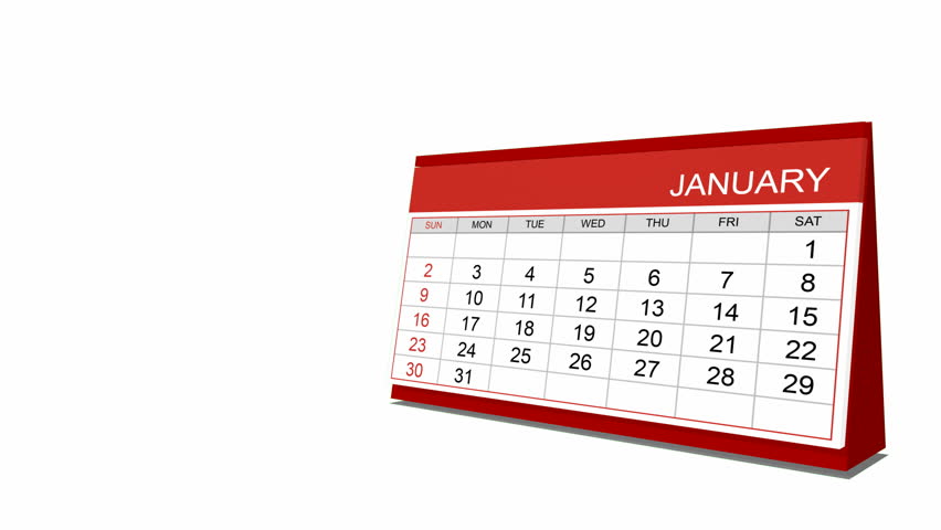 Year 2011 calendar with alpha channel included 