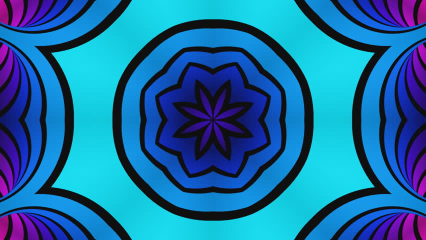 Loop kaleidoscope Tunnel Rainbow multi colored