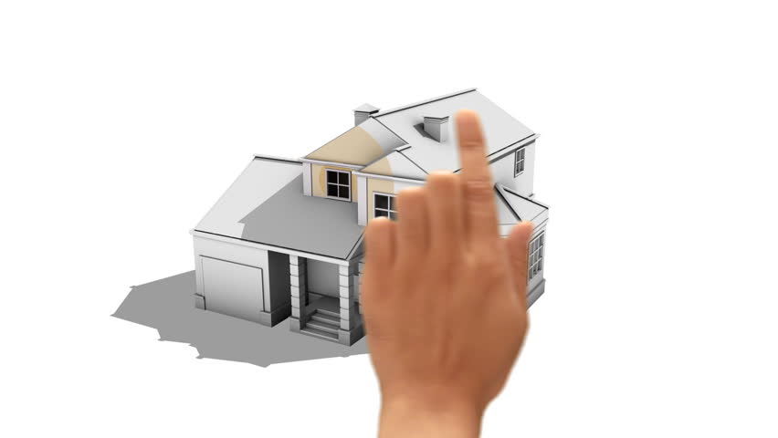 A new house being built from scratch and delivered to a happy young Caucasian couple