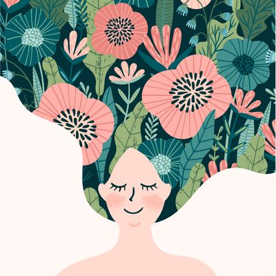 Set künstlerisch kreativer Herbstkarten. Handgezeichnete Texturen Stock