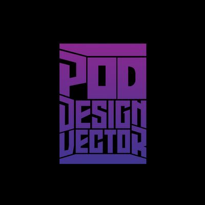 POD Design Vector