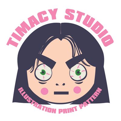 Anime Girl Illustration Slogan Vector Graphic Stock Vector (Royalty ...