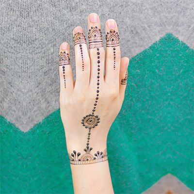 Most Beautiful Simple Finger Henna Tattoo - Free Stock Photo by Mehndi  Training Center on Stockvault.net