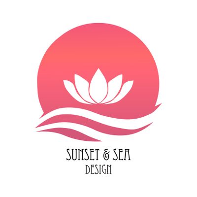 Sunset And Sea Design