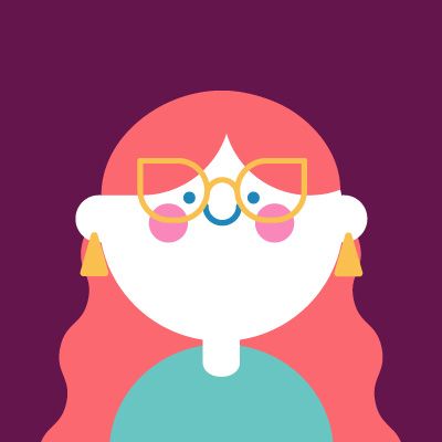 Flat Design Vector Cute Fun Colorful Stock Vector (Royalty Free ...