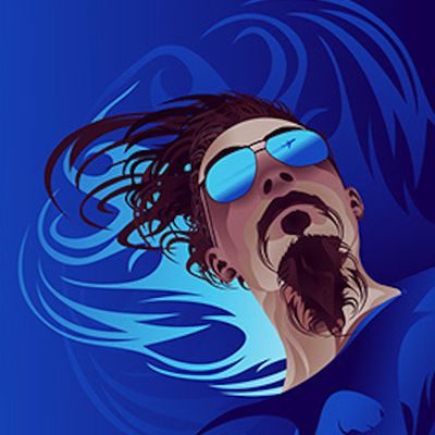 Blue Theme Middle Eastern Rug Pattern Stock Vector (Royalty Free ...