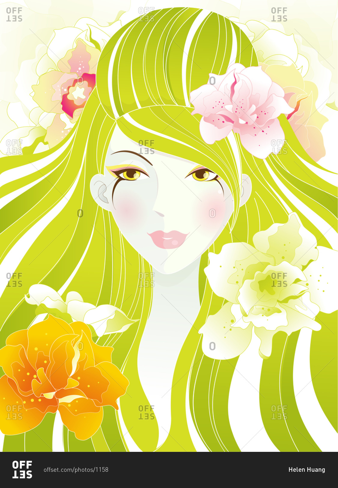 A nature goddess of spring
