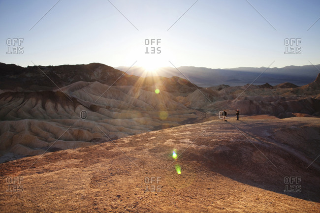 Barren earth in Death Valley