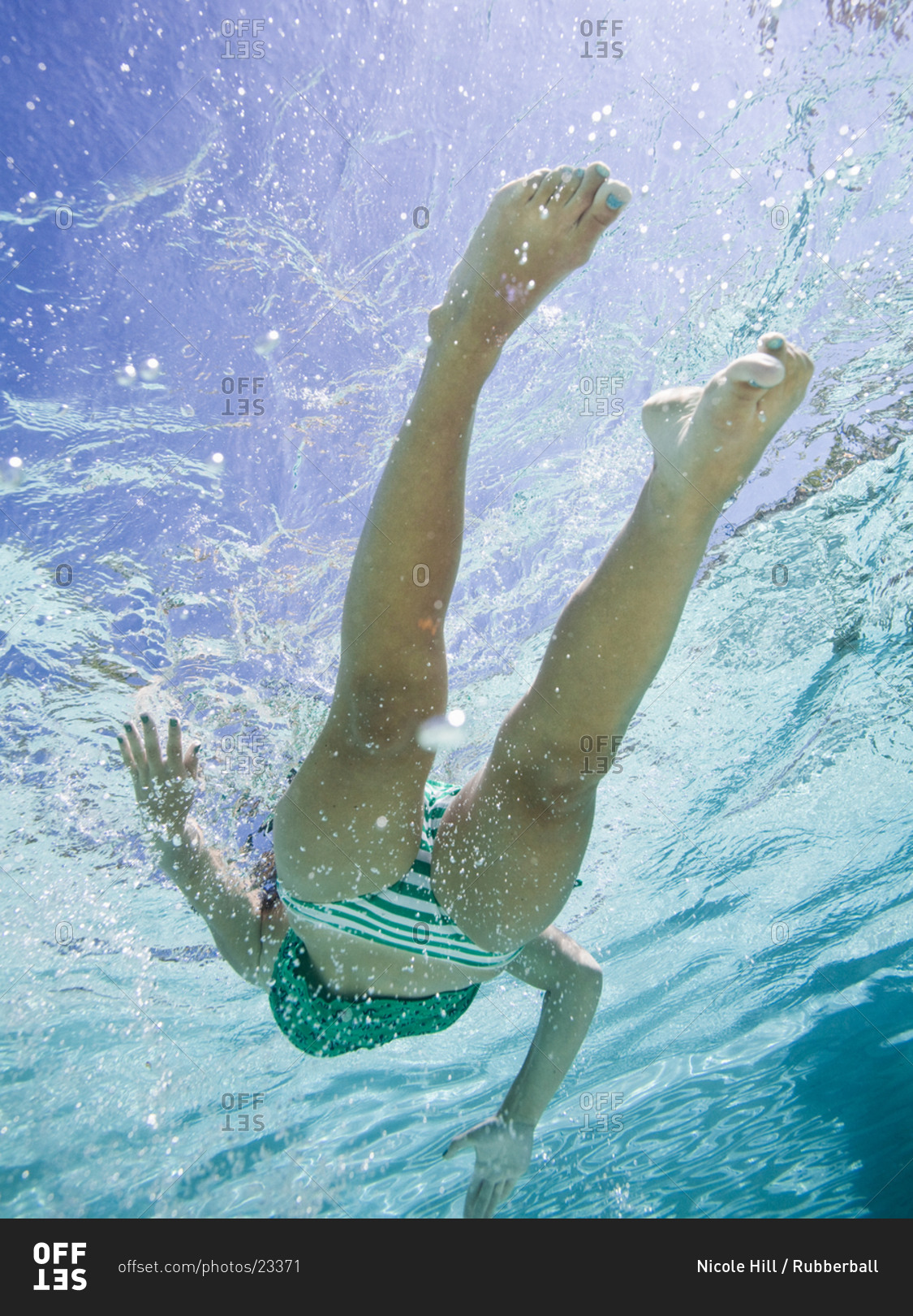 Teenage Girl In A Bathing Suit Sw