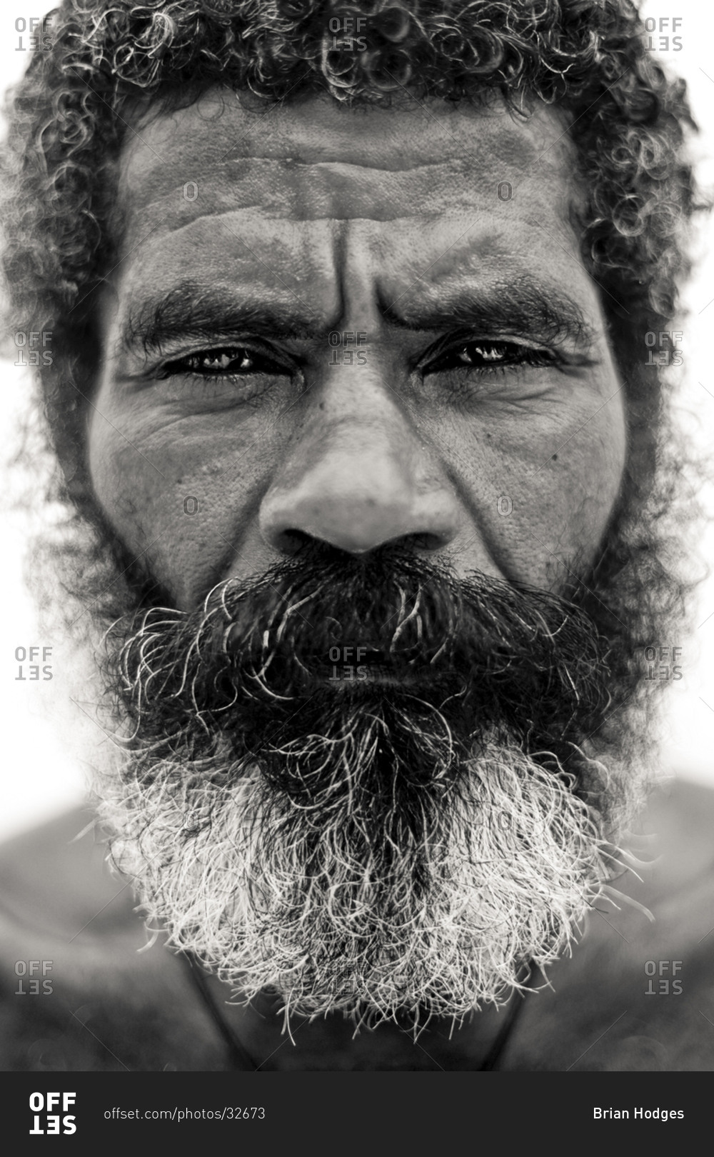Old Black Man Portrait