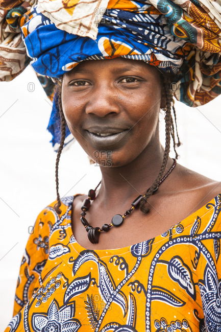 Traditional african women's top headdress