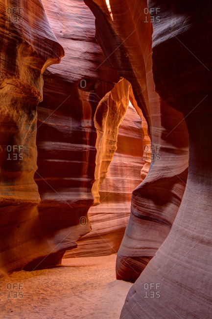 Magical rock formation in Slot Canyon, Utah