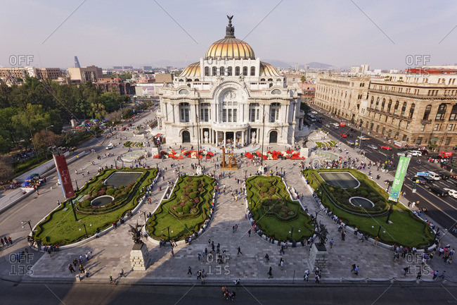 Palacio de Bellas Artes at Dusk, Mexico City, Mexico