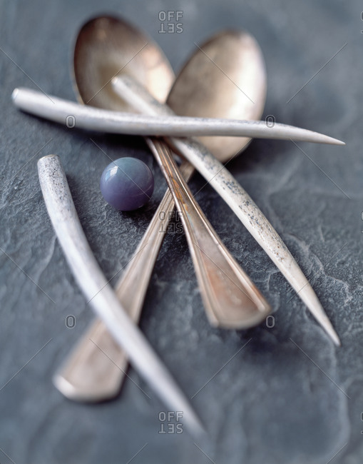 Vintage silver spoons - Offset Collection