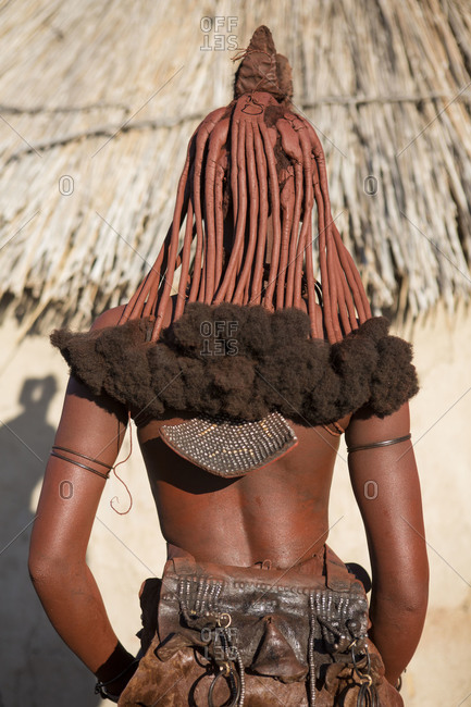 Hair decoration of Himba woman