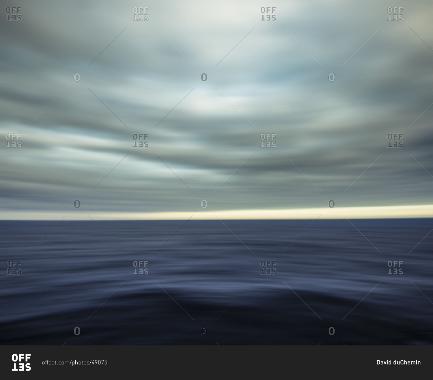 Abstract seascape in Antarctica