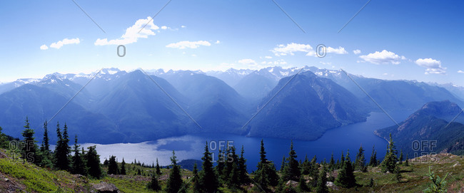 Ross Lake And North Cascades From Desolation Peak Fire Lookout