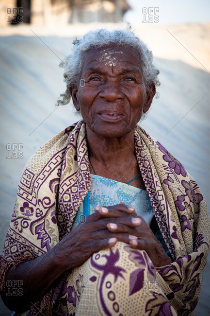 Elderly woman Tulear, Madagascar