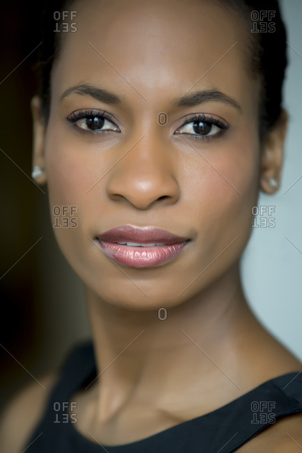 Close up of woman's face