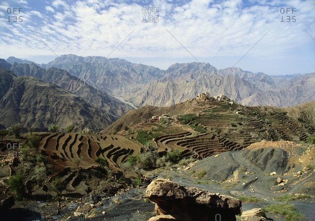 Remote Mountain Village, Yemen - Offset