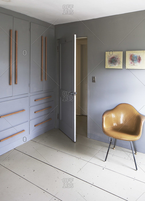 Dressing room interior