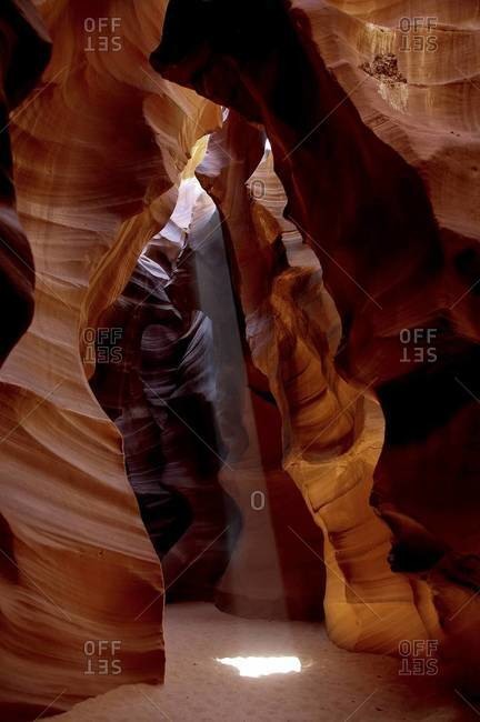Corridor inside Antelope Canyon, Arizona, USA