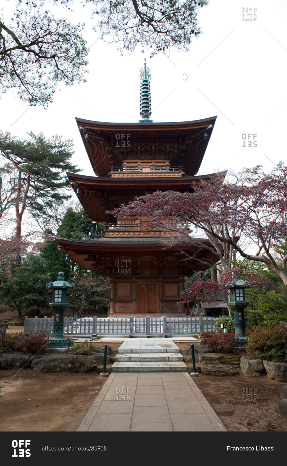 View of Goutokuji temple, Tokyo, Japan