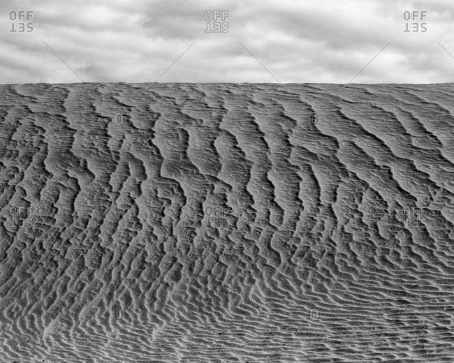 Ripples on a sand dune in Death Valley
