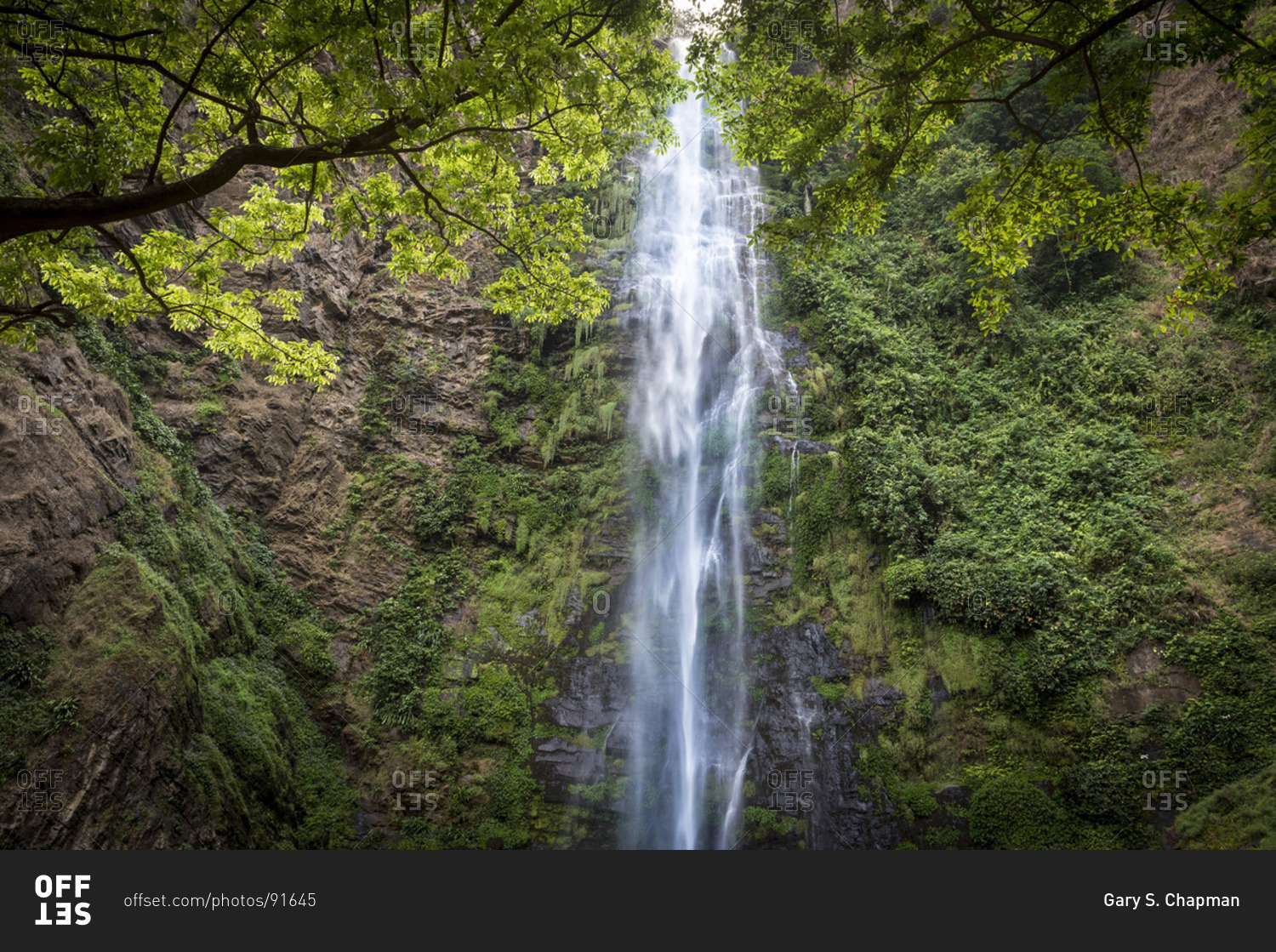 Wli waterfalls in Ghana, Africa
