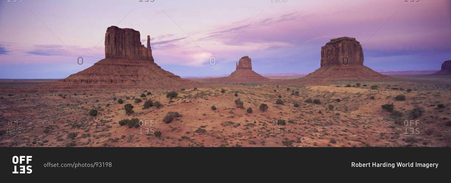 The Mittens, Monument Valley, Utah, United States of America (U.S.A.), North America